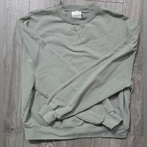 Womens VARLEY:  Classic Green Crewneck Sweater